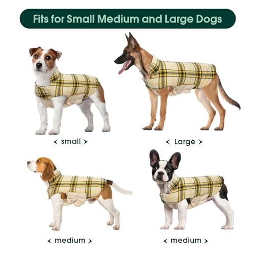 Waterproof Dog Coat (Yellow / Large (Pack of 1))
