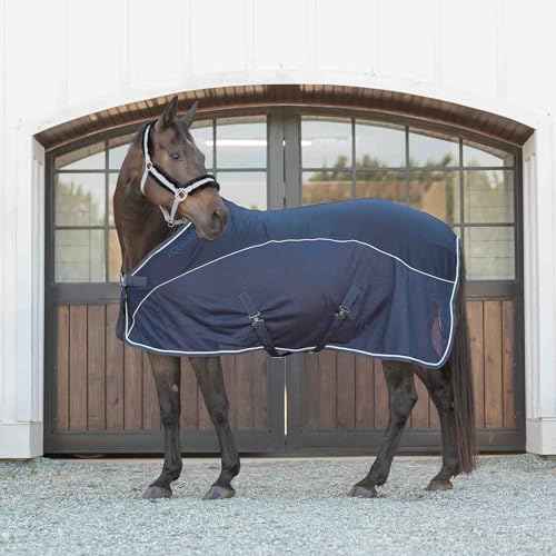 Valkyrie Ultra Fleece Padded Leather Fuse Breakaway Horse Halter (Slate Grey/Black / Cob)