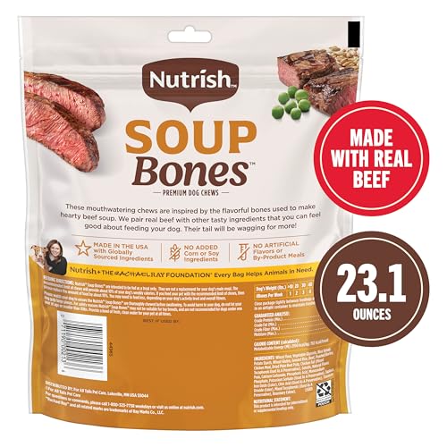 Soup Bones Beef Dog Chews (1.44 Pound (Pack of 1))