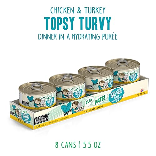 B.F.F. Play Best Feline Friend Paté Lovers (5.5 Ounce (Pack of 8))