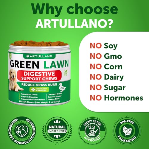 Green Lawn Chews for Dogs (120 Chews)