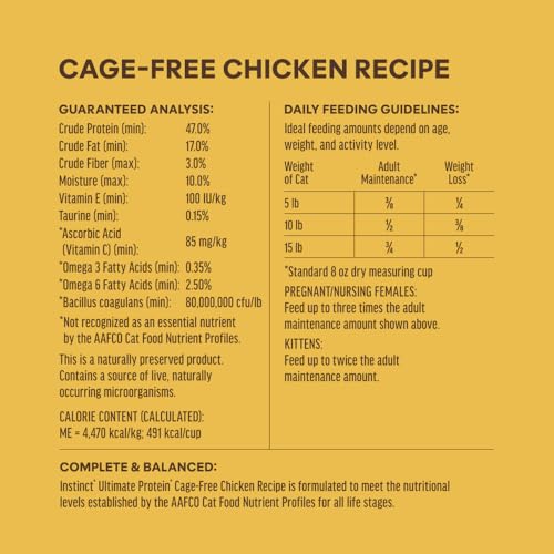 Ultimate Protein Dry Cat Food (4 lb)