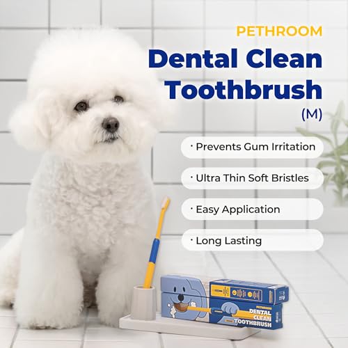 Pet Toothbrush for Cats & Dogs (Medium)