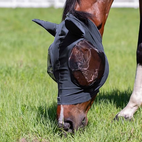 Bug Out Horse Fly Mask (Carbon Grey / Cob)