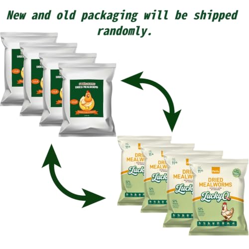 44lb Dried Mealworms for Chickens Duck High Protein Birds Treat (44 Pound (Pack of 1))