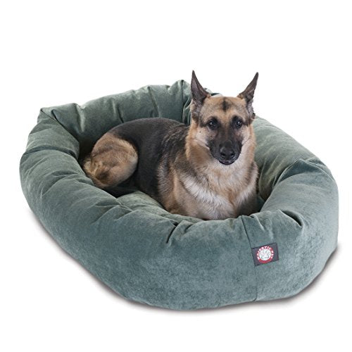 Villa 52 Inch Shredded Memory Foam Dog Bed for X (Azure)