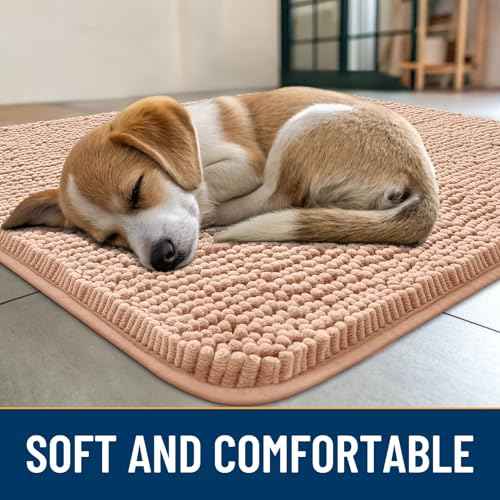 Dog Door Mat for Muddy Paws 70x24 (Peach / 70"X24")