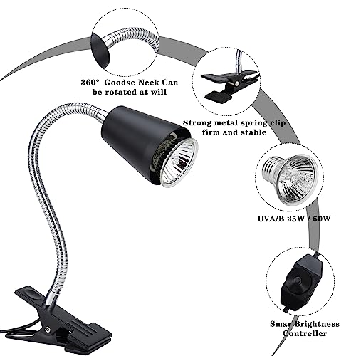 Reptile Heat Lamp Bulbs 110V (Light Stand With Dimmer)