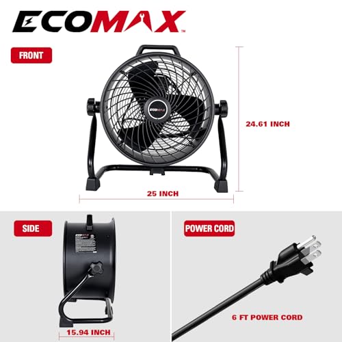 Drum Fan 16 Inch High Velocity Industrial Shop Fan (16Inch)