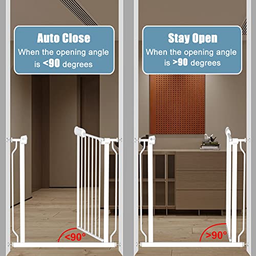 Extra Wide Baby Gate 38.6 (38.58"-43.31"/98-110cm)