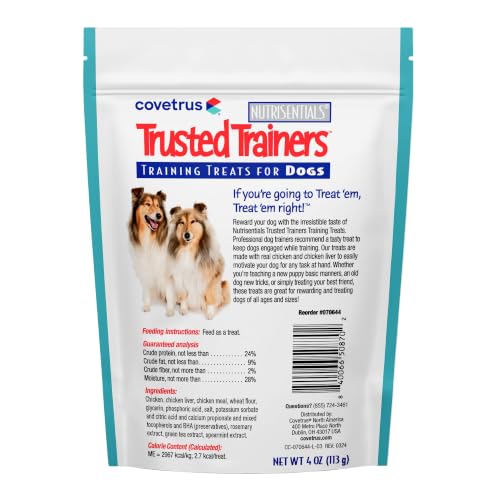 NutriSentials Trusted Trainers Soft Dog Training Treats (4 Ounce (Pack of 3))
