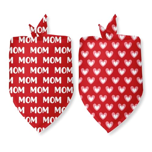 Mothers Day Dog Bandana 2 Pack (J)