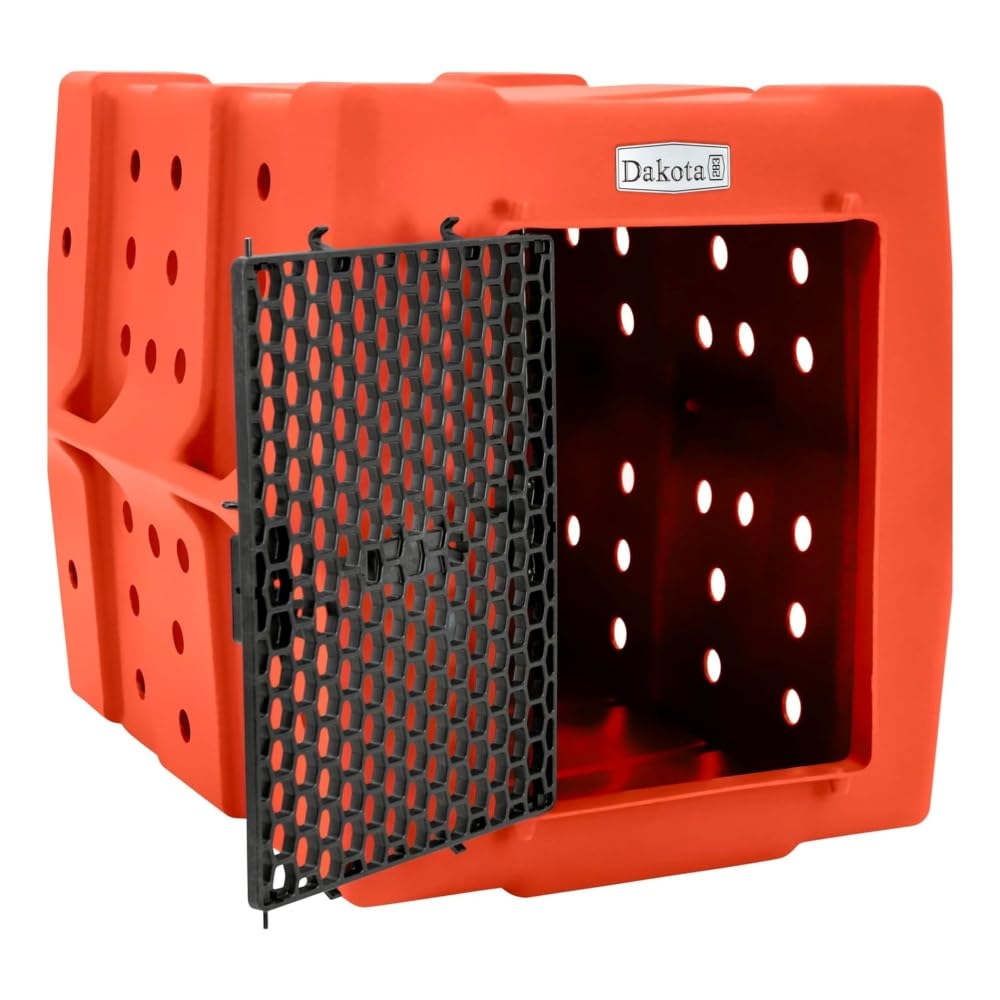 Dakota 283 Canine Rough and Tough Economy Dog Crate (Large / Orange)
