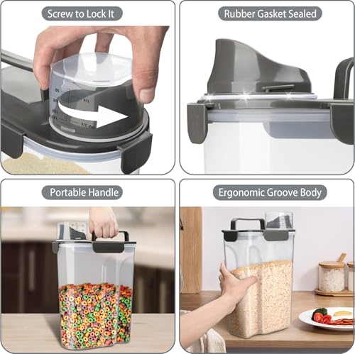 Rice Container (10lb Grey)