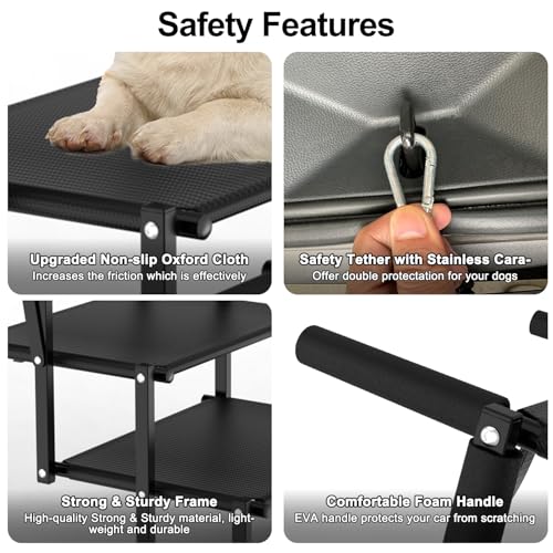 Extra Wide 20" Dog Stairs for Large Dogs (5-Steps Extra-Wide)