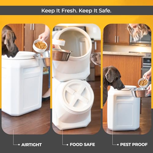Vittles Vault Airtight Stackable Pet Food Storage Container (40 Pounds)