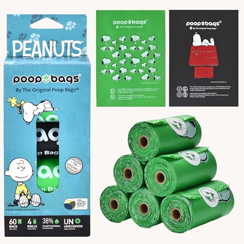 38% USDA Biobased Pet Waste Bags (Green/Black - Unscented / 60 Count (Pack of 1))