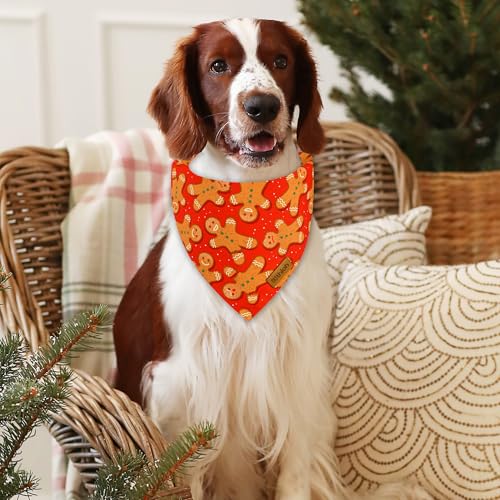 Christmas Dog Bandanas (X-Large / Christmas - Red, Green)