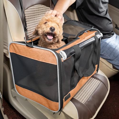 Dog Carry Bag Puppy (Muskmelon-Orange / 18.1"L x 11.8"W x 11.8"H)