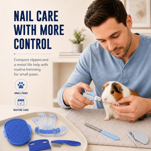 Rabbit Grooming Kit (Blue)