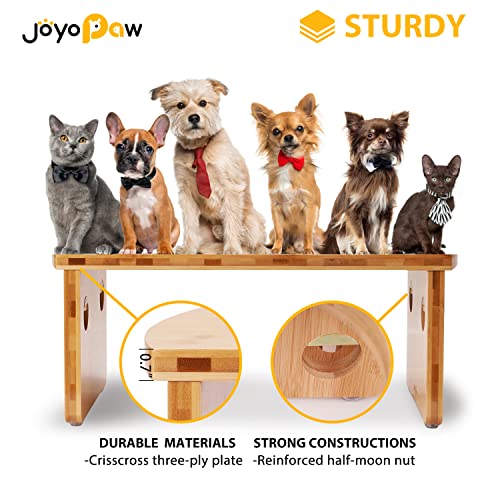 Elevated Dog Bowls (Natural / Large: 10'' Tall-48oz Bowl)