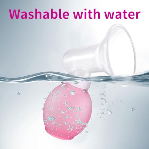 Pet Breast Pump for Feed Newborn Manual Pink