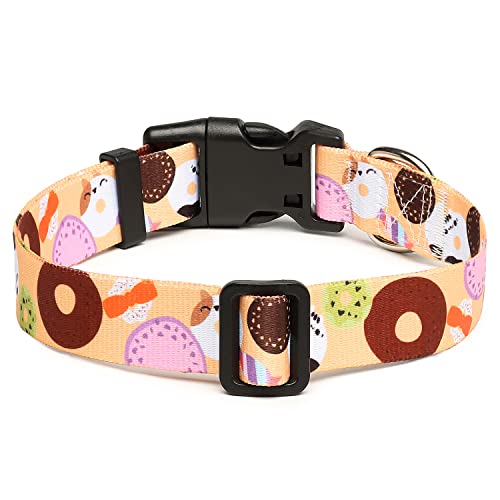 Adjustable Dog Collar (Large / Beige Cookie)