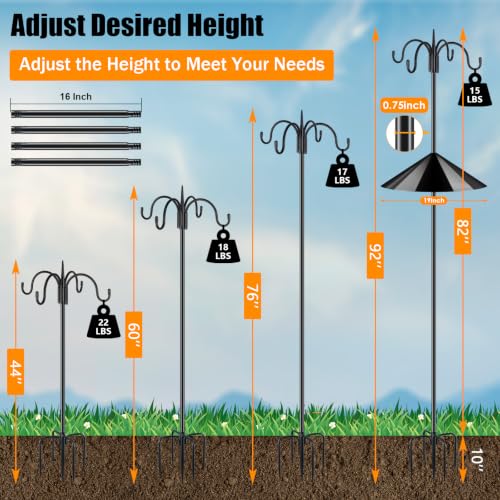 Heavy Duty Shepherds Hook Squirrel (92 Inch)