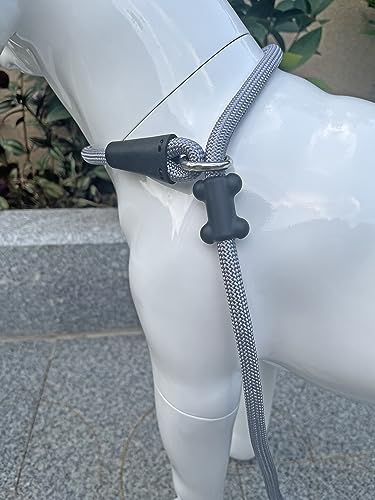 Slip Lead Dog Leash (1/2"×4ft / Grey)