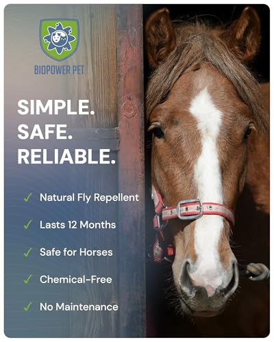 BioPower Natural Fly & Tick Repellent for Horses (Stall Tag)