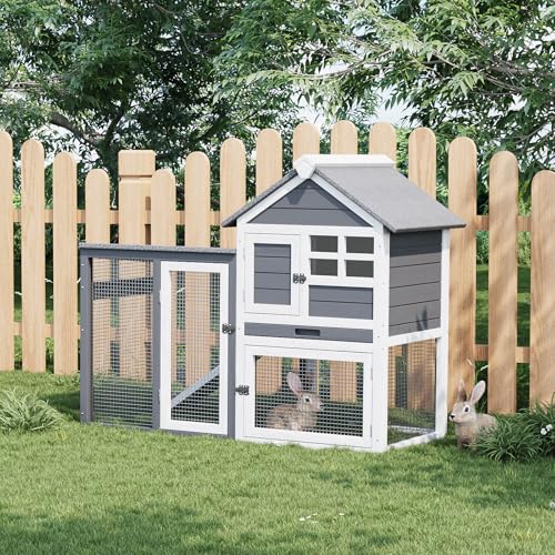 Rabbit Hutch 2 (gray / No wheels)
