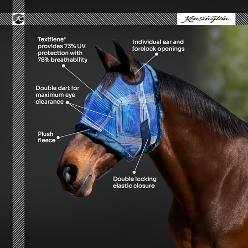 Horse Fly MASK with Fleece Trim (2019 - Imperial Jade)