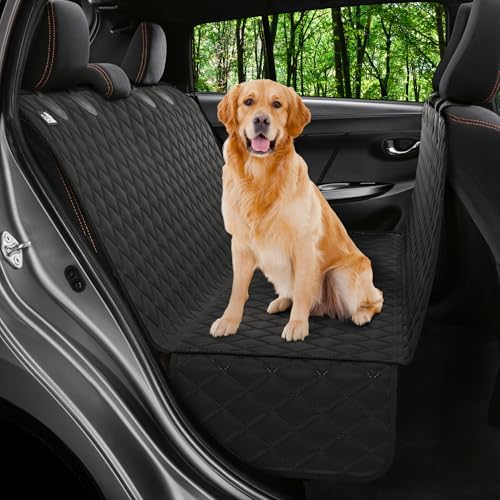 Dog Car Seat Cover for Back Seat (Black / XL (64"x60"))