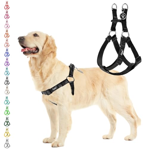 No Pull Dog Harness Medium Sized Step (Black / Medium)