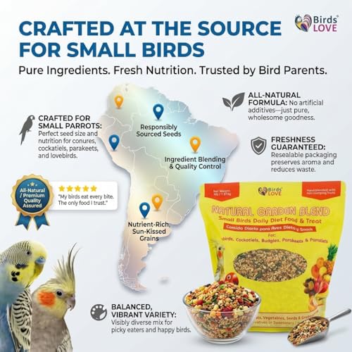 Natural Garden Blend Bird Food for Small Birds (4 Pound (Pack of 1))