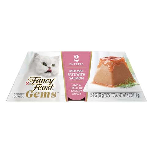 Purina Fancy Feast Gems Salmon Wet Cat Food (4 Ounce (Pack of 8))