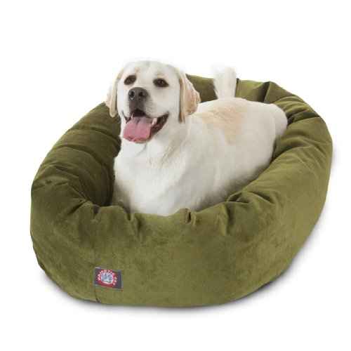 Micro Velvet Dog Bed (Fern)