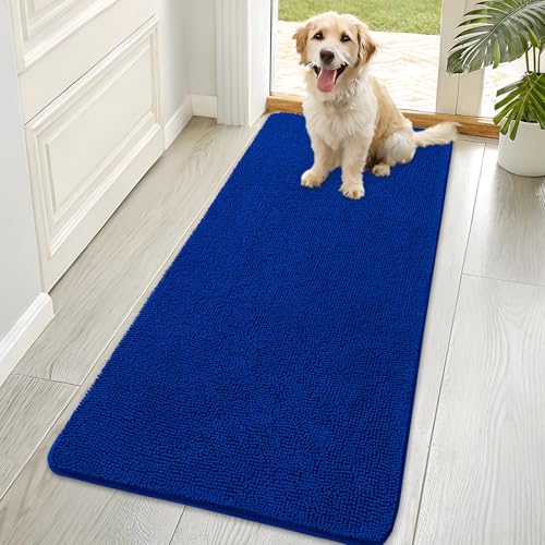 Dog Door Mat for Muddy Paws 70x35 (Royal Blue / 70" X 35")