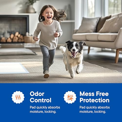Dog Pads Large Pet Pee Pads for Dogs & Puppy Training 34" x 36" Potty Pads for Dogs [50 (34" x 36")