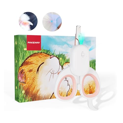 Cat Nail Clipper with LED Light (Suitable for Cats＆Dogs / Pink)