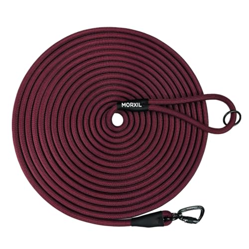 Long Dog Leash (Red / 50FT*0.4" Single Handle)