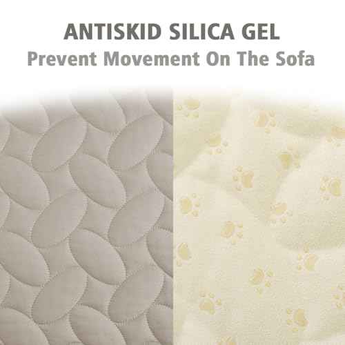Waterproof Pet Bed Cover Anti (82x102 Inch (Pack of 1) / Khaki)