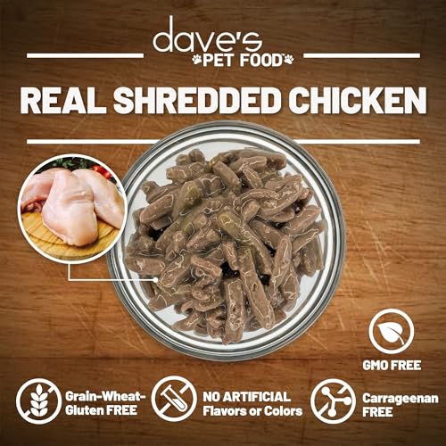 Wet Cat Food Shredded Chicken Dinner (5.5 Ounce (Pack of 24))