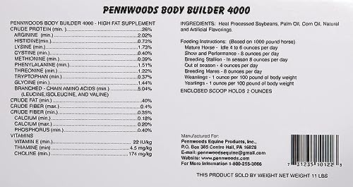Body Builder 4000 Horse Weight Gain Fat Conditioner (25 lb)