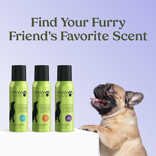 PAWFUME Dog Detangler Grooming Spray (4 Fl Oz (Pack of 1))