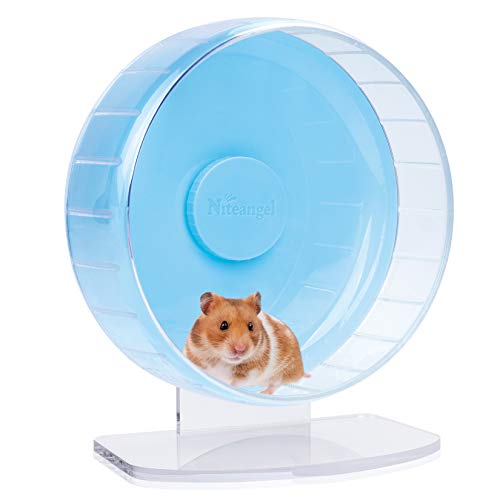 Super Silent Hamster Exercise Wheels (Medium / Light Blue)