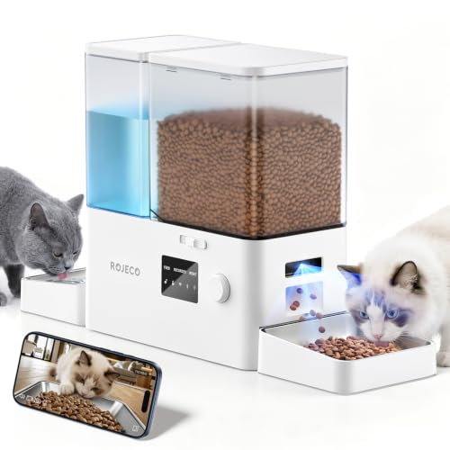 Automatic Cat Feeder and Water Dispenser with Camera