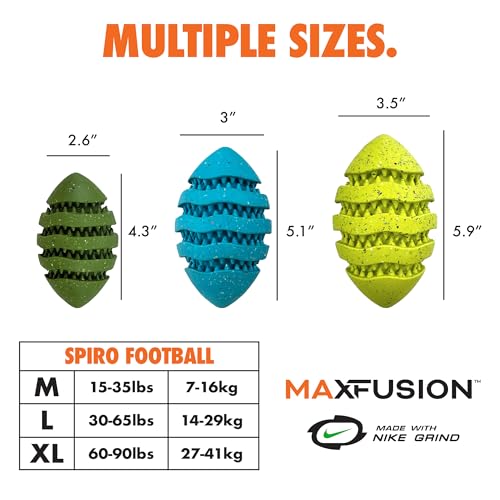 Max Fusion Spiro Football Dog Toy