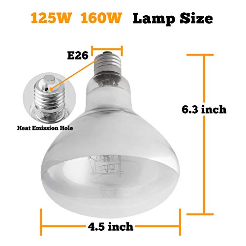 UVA UVB Sun Lamp 160W High Intensity Self