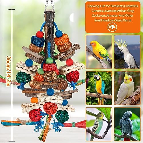 Bird Toys Parrot Toys Exciting Chewing Fun for Parakeets